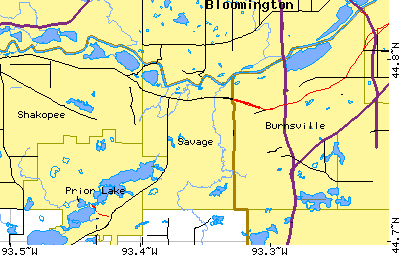 Prior Lake Map